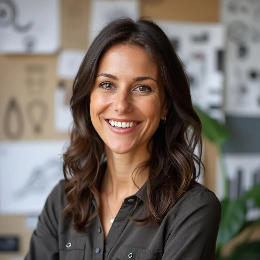 Portrait d'Amélie Dubois, Directrice Créative